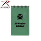 Rothco All-Weather Waterproof Notebook 4"x6" [Olive Drab]