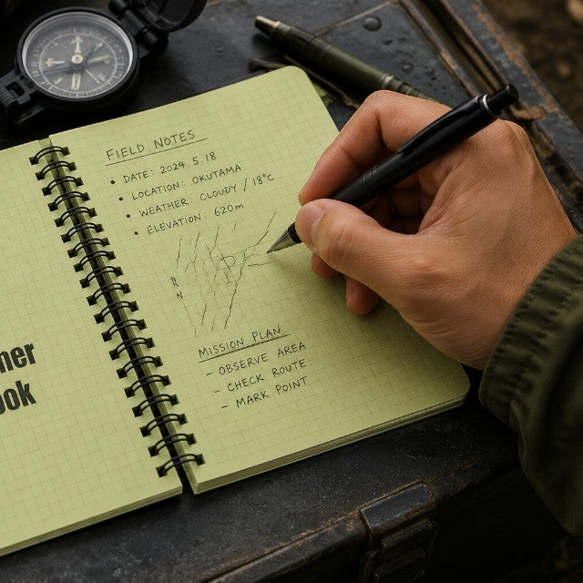 Rothco All-Weather Waterproof Notebook 6" x 8" [Waterproof Notebook][Olive Drab]