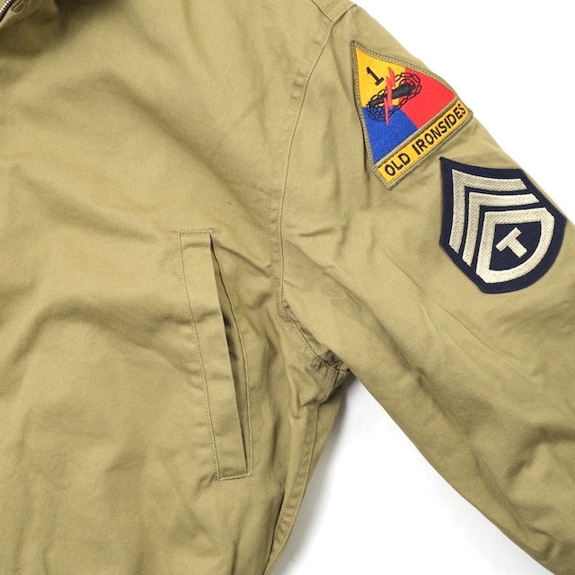 SESSLER Tankers Jacket Late Model with 1st Armored Division Patch [Wash Processing] [Nakata Shoten]