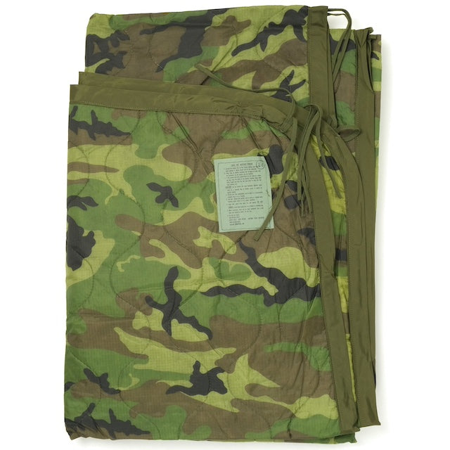 US（米軍放出品）ポンチョライナー ウッドランド [Poncho Liner][Woodland][Woobie/ウービー]