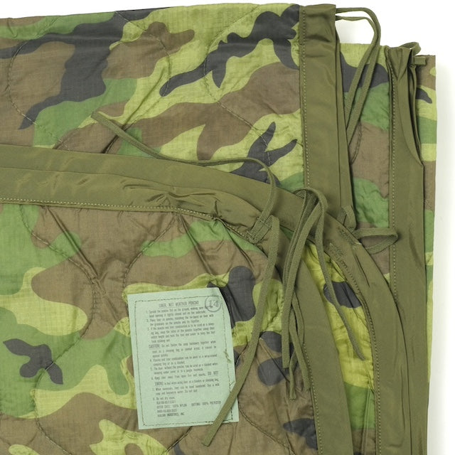 US（米軍放出品）ポンチョライナー ウッドランド [Poncho Liner][Woodland][Woobie/ウービー]