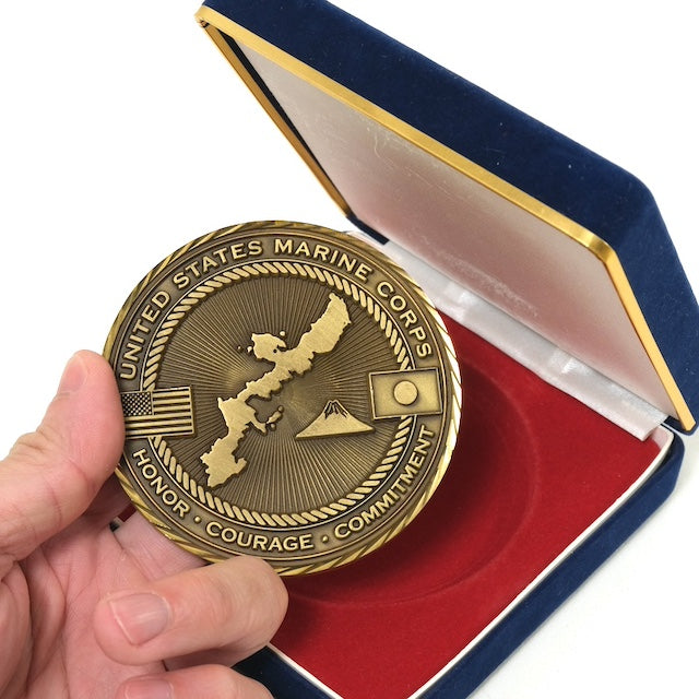 US SURPLUS 232nd MARINE CORPS BIRTHDAY Commemorative Medal MILITARY MEDAL [Letter Pack Plus compatible]