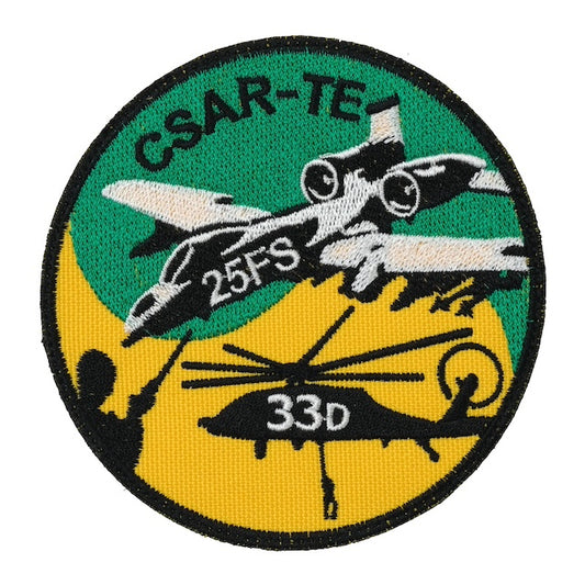 Military Patch（ミリタリーパッチ）25 FS 33D CSAR-TE  [フック付き]【レターパックプラス対応】【レターパックライト対応】