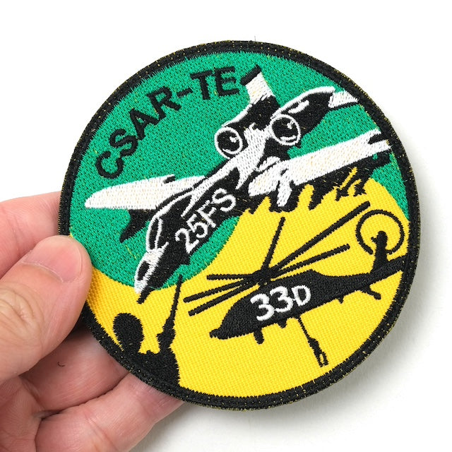 Military Patch（ミリタリーパッチ）25 FS 33D CSAR-TE  [フック付き]【レターパックプラス対応】【レターパックライト対応】