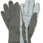 US (U.S. military surplus) NOMEX pilot gloves GREEN [NOMEX SUMMER FLYER'S GLOVES GS/FRP-2] [Letter Pack Plus compatible] [Letter Pack Light compatible]