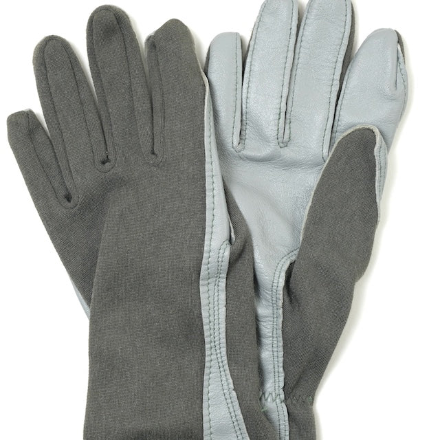 US (U.S. military surplus) NOMEX pilot gloves GREEN [NOMEX SUMMER FLYER'S GLOVES GS/FRP-2] [Letter Pack Plus compatible] [Letter Pack Light compatible]