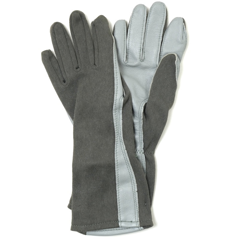 US (U.S. military surplus) NOMEX pilot gloves GREEN [NOMEX SUMMER FLYER'S GLOVES GS/FRP-2] [Letter Pack Plus compatible] [Letter Pack Light compatible]
