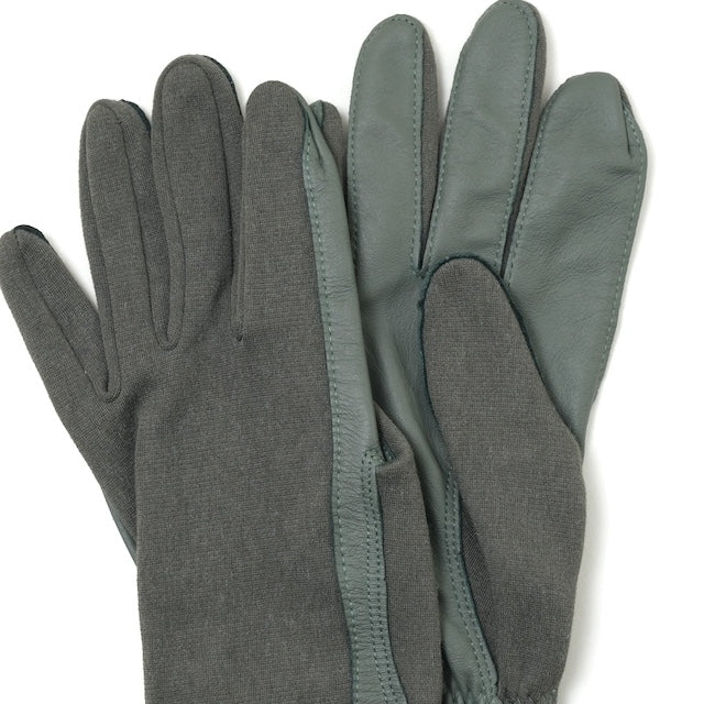 US (US military surplus) NOMEX pilot gloves touch screen SAGE GREEN [NOMEX SUMMER FLYER'S GLOVES GS/FRP-2 TOUCHSCREEN] [Letter Pack Plus compatible] [Letter Pack Light compatible]
