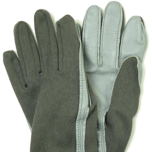 US（米軍放出品）NOMEX パイロットグローブ GREEN [NOMEX SUMMER FLYER'S GLOVES  GS/FRP-2]【レターパックプラス対応】【レターパックライト対応】