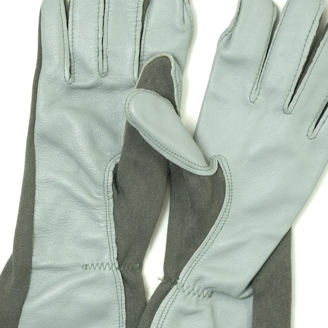 US (U.S. military surplus) NOMEX pilot gloves GREEN [NOMEX SUMMER FLYER'S GLOVES GS/FRP-2] [Letter Pack Plus compatible] [Letter Pack Light compatible]