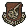 Military Patch PACIFIC AIR FORCE [OCP] Spice Brown [with hook] [Letter Pack Plus compatible] [Letter Pack Light compatible]