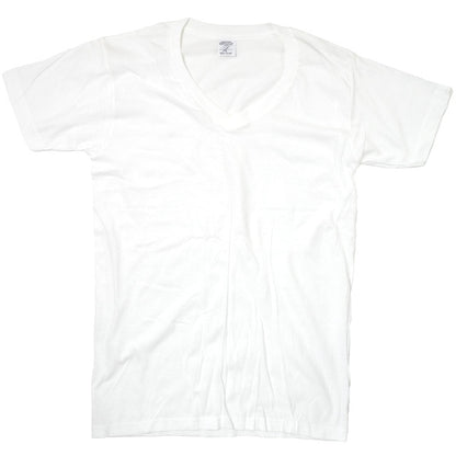 US (US military release product) V-neck T-shirt 100% cotton white [Irregular special price] [Made in USA] [Letter Pack Plus compatible]