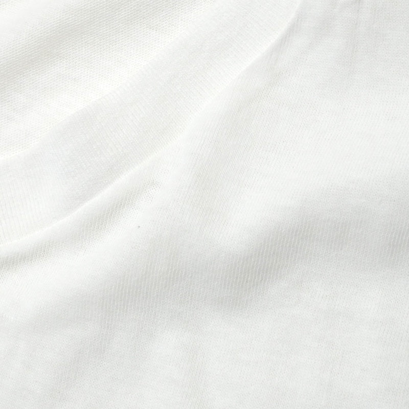 US（米軍放出品）Vネック Tシャツ コットン100 ホワイト [イレギュラー特価][Made in USA]【レターパックプラス対応】