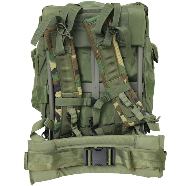 US（米軍放出品）LC-2 ALICE Pack OD Medium アリスパック フレームセット Woodlandカラーショルダーストラッ –  キャプテントム