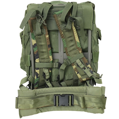 US (US Military Surplus) LC-2 ALICE Pack OD Medium Alice Pack Frame Set Woodland Color Shoulder Strap