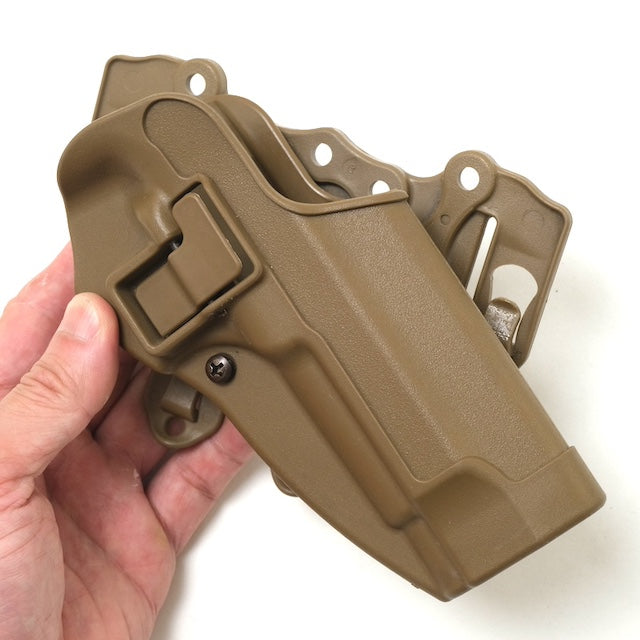 US（米軍放出品）BHI SERPA CQC Holster STRIKE MOLLE プラットフォームセット [Coyote][中古品] CQC ホルスター