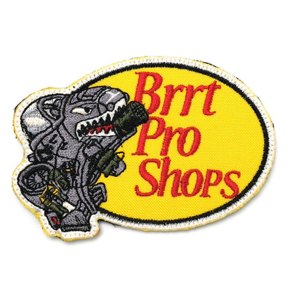 Military Patch（ミリタリーパッチ）A-10 Brrt Pro Shops [フック付き]【レターパックプラス対応】【レターパックライト対応】 (Copy)