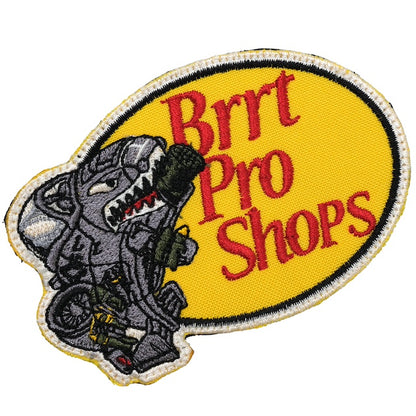 Military Patch（ミリタリーパッチ）A-10 Brrt Pro Shops [フック付き]【レターパックプラス対応】【レターパックライト対応】 (Copy)