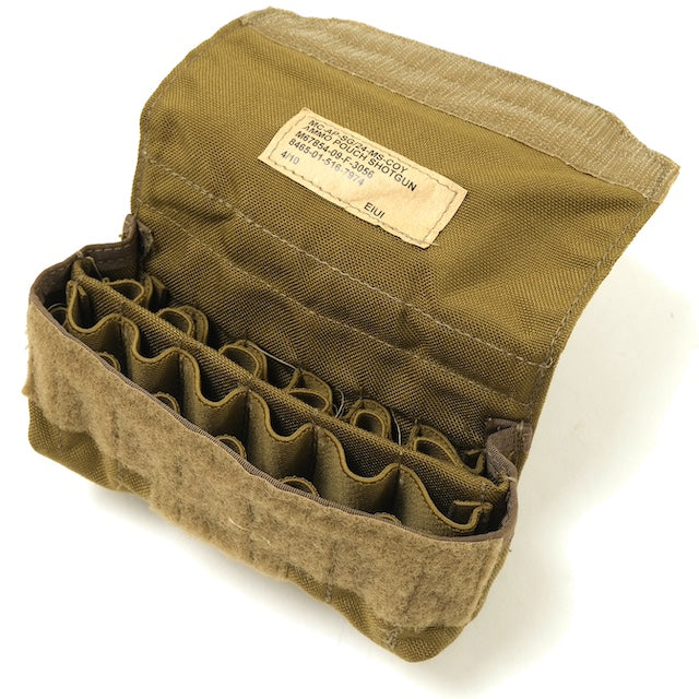 US（米軍放出品）EAGLE FSBE 24rd ショットガンアモポーチ Coyote [FSBE 24rd Shotgun Ammo Pouch]【レターパックプラス対応】