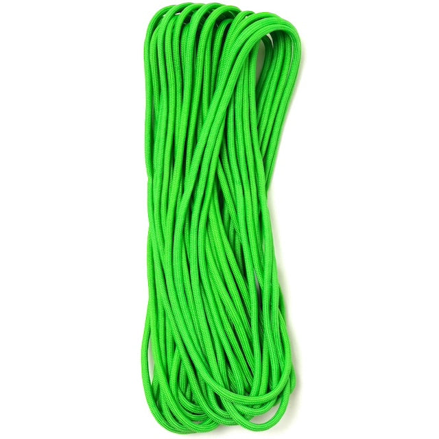 Military（ミリタリー）550 パラコード タイプ3 Neon Green [50ft 15m][550 Paracord Type III 550 Cord]【レターパックプラス対応】【レターパックライト対応】