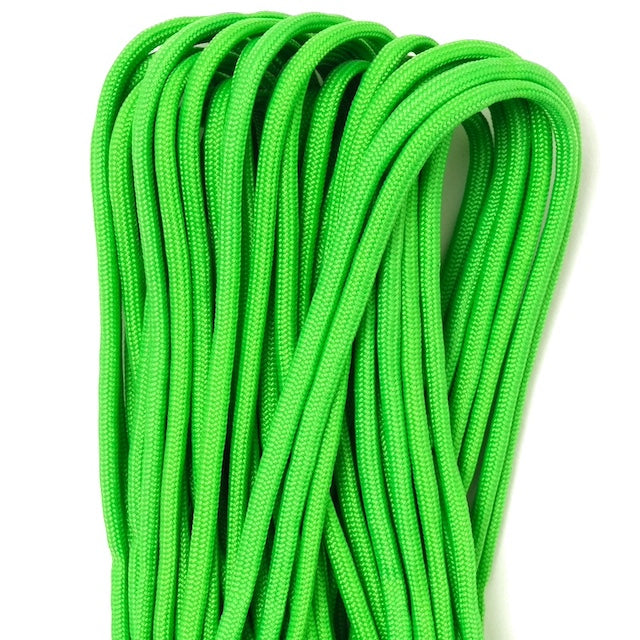 Military（ミリタリー）550 パラコード タイプ3 Neon Green [50ft 15m][550 Paracord Type III 550 Cord]【レターパックプラス対応】【レターパックライト対応】
