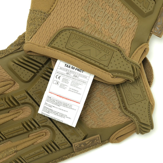 US/US Military Surplus Mechanix Wear TAA M-Pact Glove [Coyote] TAA M-Pact Glove [Mechanics Glove] [Letter Pack Plus compatible] [Letter Pack Light compatible]