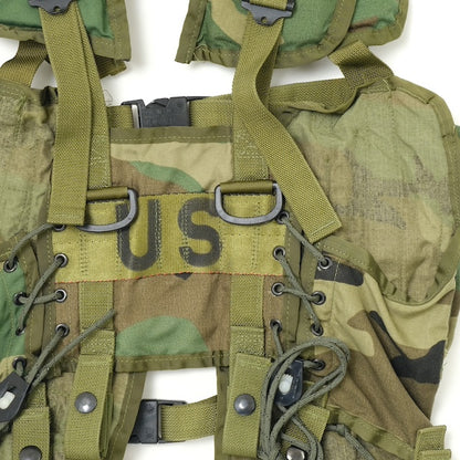 US（米軍放出品）Tactical Load Bearing Vest 初期型タクティカル ロードベアリングベスト [Woodland]