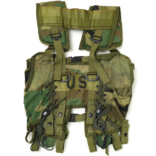 US（米軍放出品）Tactical Load Bearing Vest 初期型タクティカル ロードベアリングベスト [Woodland]