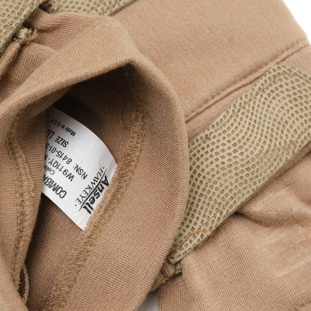 US (US Military Surplus) Ansell FROG COMBAT GEC Combat Gloves [Tan]