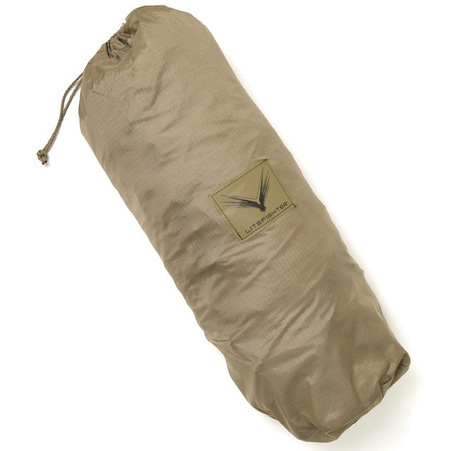 US（米軍放出品）LITEFIGHTER 1 INDIVIDUAL SHELTER SYSTEM Coyote Tan 499 ライトファイター [1人用テント]
