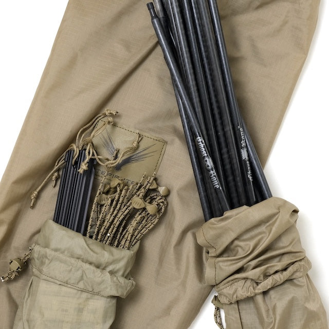 US（米軍放出品）LITEFIGHTER 1 INDIVIDUAL SHELTER SYSTEM Coyote Tan 499 ライトファイター [1人用テント]