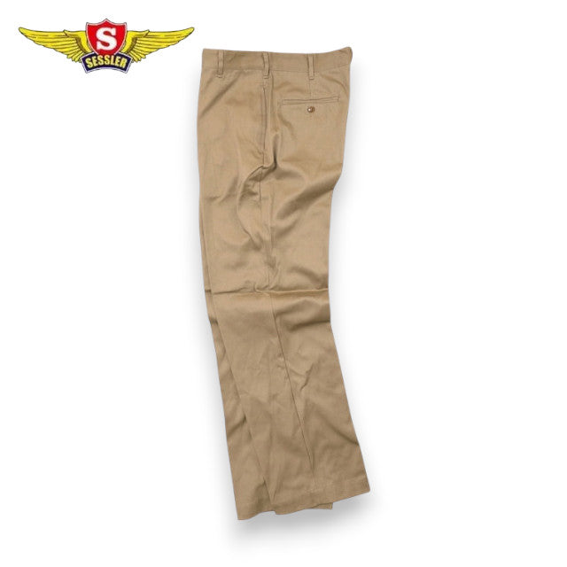 SESSLER（セスラー）Chino Khaki Pants  チノ カーキ パンツ ジッパーフライ 1971モデル ビンテージ復刻【中田商店】