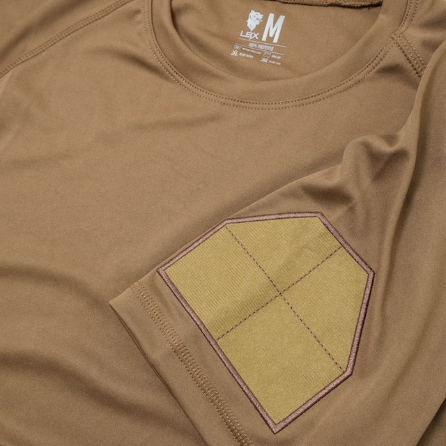 US Surplus（USサープラス）LBX Tactical Shooter T-Shirt [Coyote][シューター T-シャツ]【レターパックプラス対応】