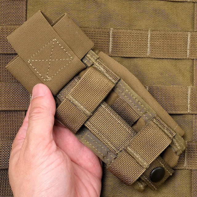 US（米軍放出品）USMC TQポーチ [Tourniquet Pouch][止血帯（CAT）ターニケットポーチ][Coyote]【レターパックプラス対応】