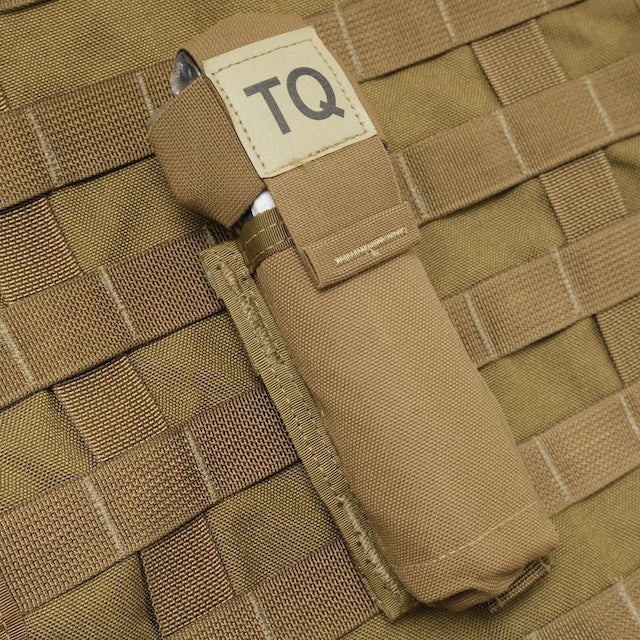 US（米軍放出品）USMC TQポーチ [Tourniquet Pouch][止血帯（CAT）ターニケットポーチ][Coyote]【レターパックプラス対応】