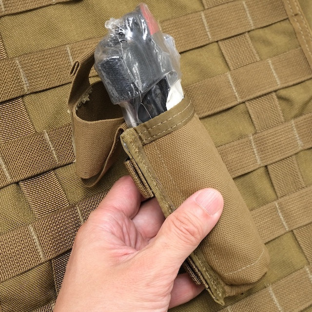 US（米軍放出品）USMC TQポーチ [Tourniquet Pouch][止血帯（CAT）ターニケットポーチ][Coyote]【レターパックプラス対応】