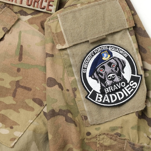 Military Patch（ミリタリーパッチ）51 SECURITY FORCES SQUADRON [フック付き]【レターパックプラス対応】【レターパックライト対応】