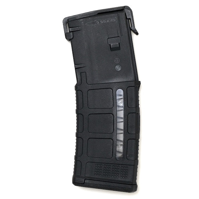 US（米軍放出品）Magpul PMAG 30 AR/M4 GEN M3 Window 5.56×45 Magazine [BLACK] 30連発 マガジンアッセンブリー【レターパックプラス対応】