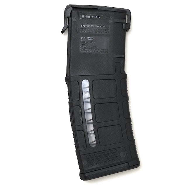 US（米軍放出品）Magpul PMAG 30 AR/M4 GEN M3 Window 5.56×45 Magazine [BLACK] 30連発 マガジンアッセンブリー【レターパックプラス対応】
