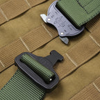 US（米軍放出品）カスタム Cobra Buckle ナイロンウェブベルト OD [US Litter Strap Custom Cobra Web Belt]