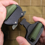 US（米軍放出品）カスタム Cobra Buckle ナイロンウェブベルト OD [US Litter Strap Custom Cobra Web Belt]