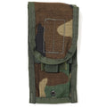 US（米軍放出品）イレギュラー品 M4 M4 DOUBLE MAGAZINE CQB POUCH [M4シングルマガジンポーチ][Woodland][MOLLEスタイル]【レターパックプラス対応】【レターパックライト対応】