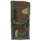 US（米軍放出品）イレギュラー品 M4 M4 DOUBLE MAGAZINE CQB POUCH [M4シングルマガジンポーチ][Woodland][MOLLEスタイル]【レターパックプラス対応】【レターパックライト対応】