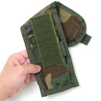 US（米軍放出品）イレギュラー品 M4 M4 DOUBLE MAGAZINE CQB POUCH [M4シングルマガジンポーチ][Woodland][MOLLEスタイル]【レターパックプラス対応】【レターパックライト対応】