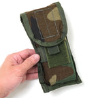 US（米軍放出品）イレギュラー品 M4 M4 DOUBLE MAGAZINE CQB POUCH [M4シングルマガジンポーチ][Woodland][MOLLEスタイル]【レターパックプラス対応】【レターパックライト対応】