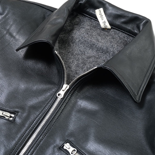 MORGAN MEMPHIS BELLE（モーガン メンフィスベル） LUFTWAFFE “HARTMANN” GOAT SKIN PILOT JACKET BLACK [MG-583-BK]