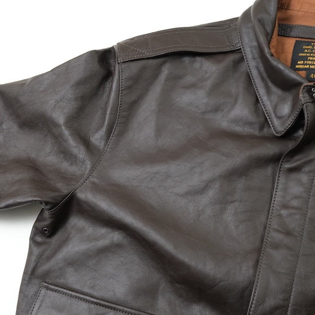 MORGAN MEMPHIS BELLE（モーガン メンフィスベル）TYPE A-2 HORSEHIDE SEAL BROWN AFマーク付 [MG-701-AF-SEAL]【中田商店】
