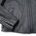 MORGAN MEMPHIS BELLE（モーガン メンフィスベル） SINGLE RIDERS JACKET COWHIDE BLACK [MG-581-ST]