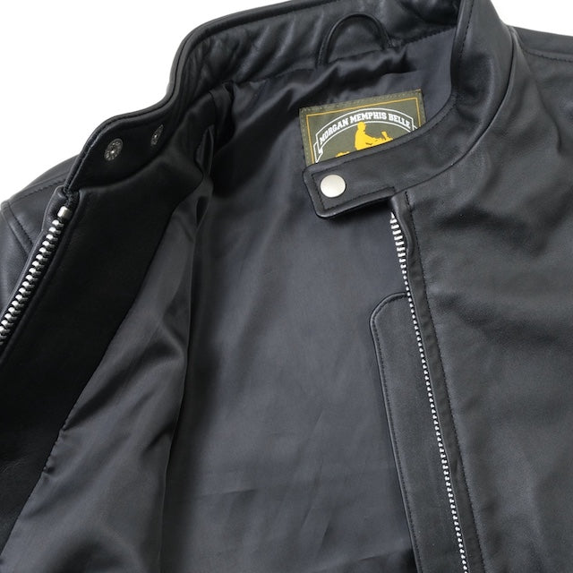 MORGAN MEMPHIS BELLE（モーガン メンフィスベル） SINGLE RIDERS JACKET COWHIDE BLACK [MG-581-ST]