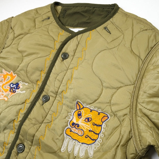 HOUSTON（ヒューストン）EMBROIDERY M-65 LINER / 刺繍 M-65 ライナージャケット [51513]